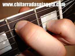 Accordo Mi7 chitarra