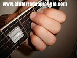 Accordo Si7 chitarra