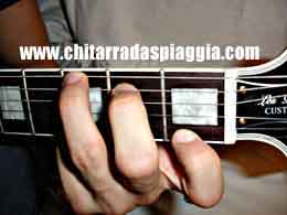 Accordo Sol7 chitarra